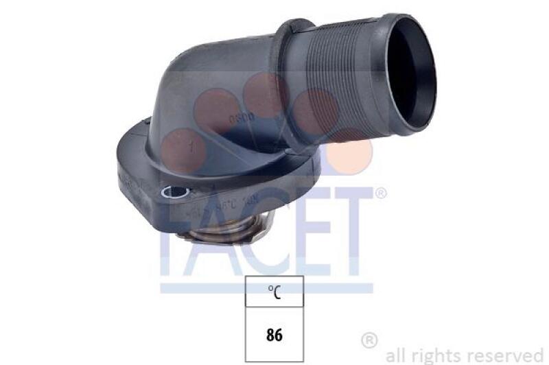 FACET Thermostat, coolant Made in Italy - OE Equivalent
