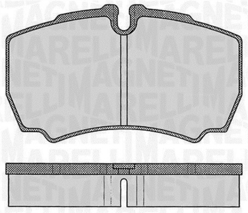 MAGNETI MARELLI Brake Pad Set, disc brake