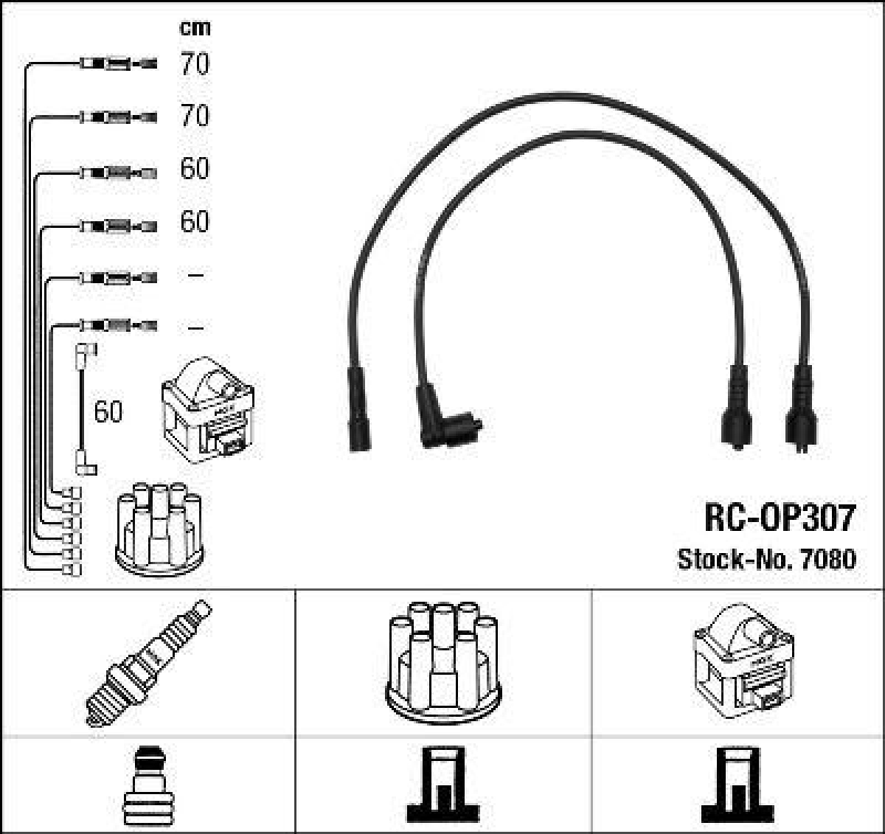 NGK Ignition Cable Kit