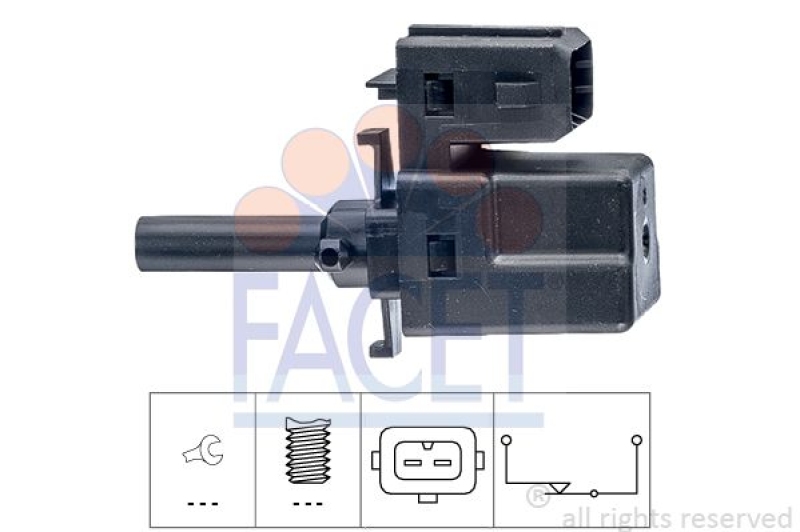 FACET Switch, brake actuation (engine timing) Made in Italy - OE Equivalent