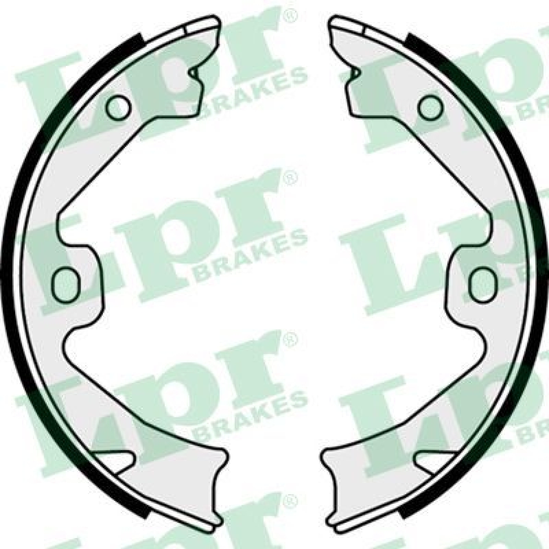 LPR Brake Shoe Set, parking brake