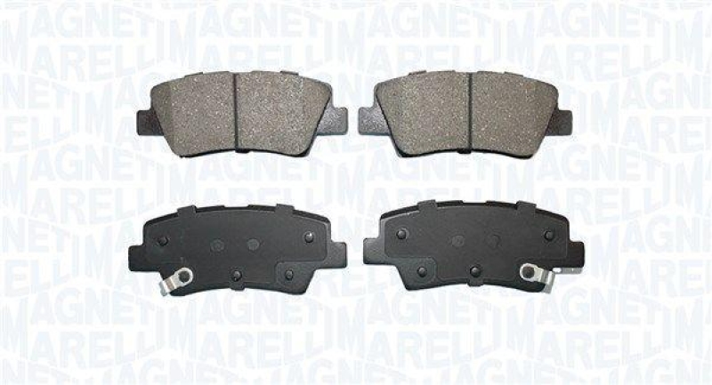 MAGNETI MARELLI Bremsbelagsatz, Scheibenbremse 363916061289
