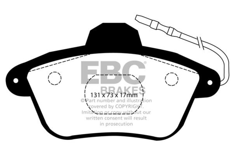 EBC Brakes Brake Pad Set, disc brake