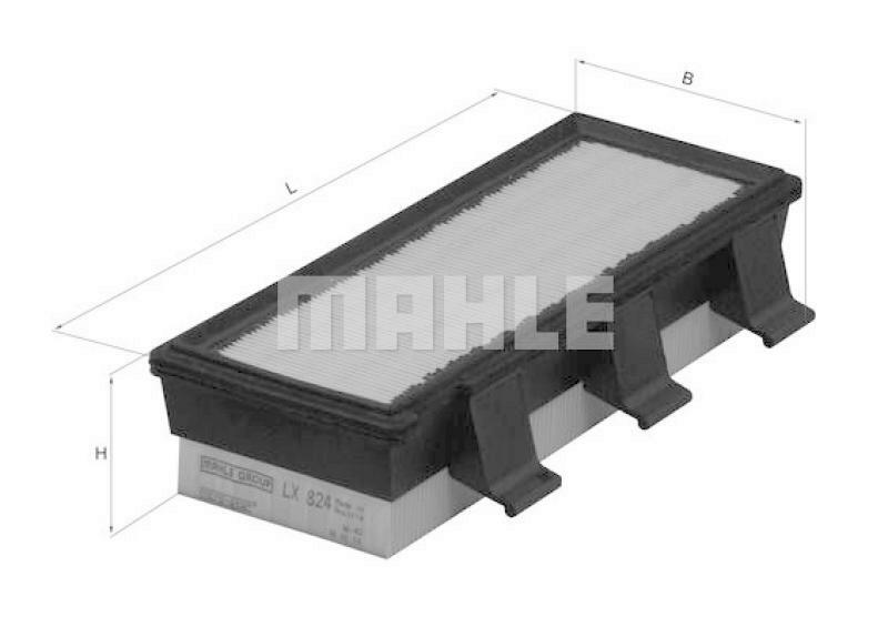 MAHLE ORIGINAL Luftfilter LX 824