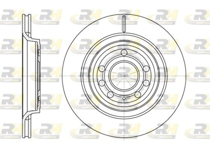 2x ROADHOUSE Bremsscheibe