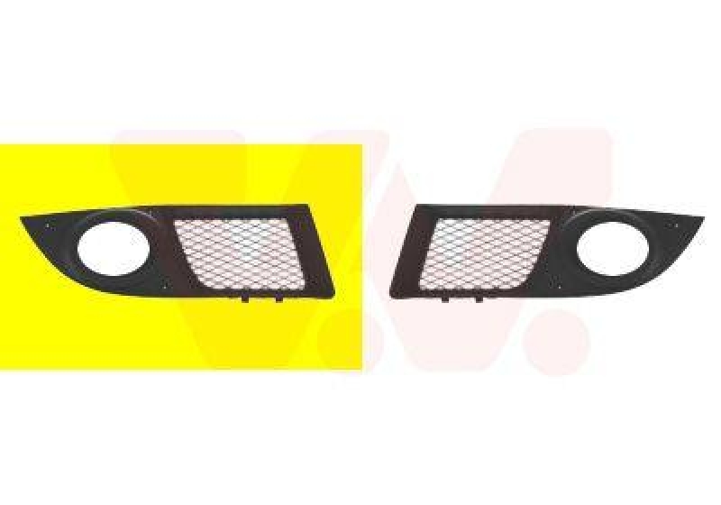 VAN WEZEL L&uuml;ftungsgitter, Sto&szlig;f&auml;nger 1637594