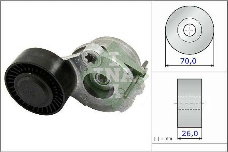 INA Tensioner Lever, v-ribbed belt