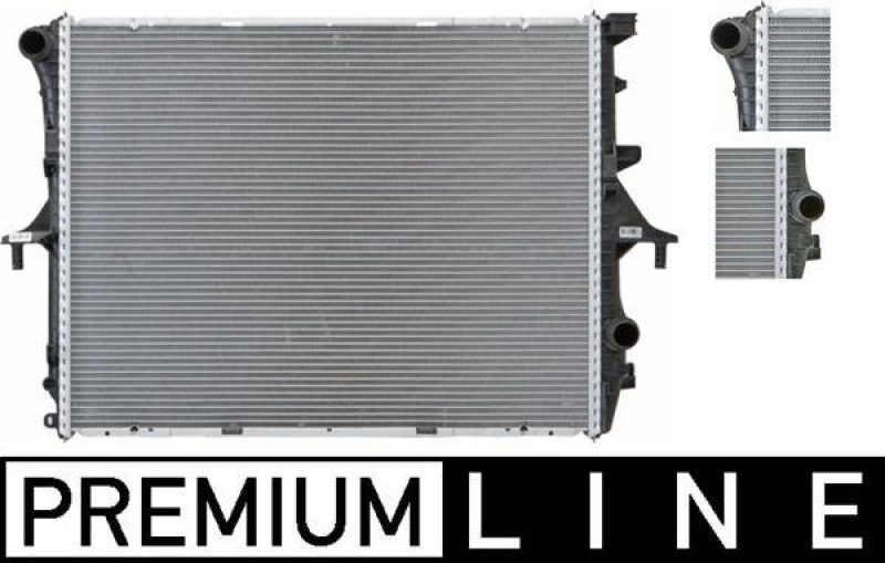 MAHLE Radiator, engine cooling PREMIUM LINE