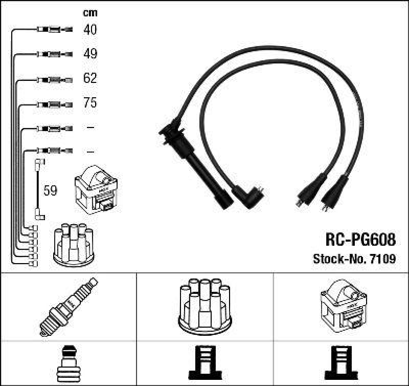 NGK Ignition Cable Kit