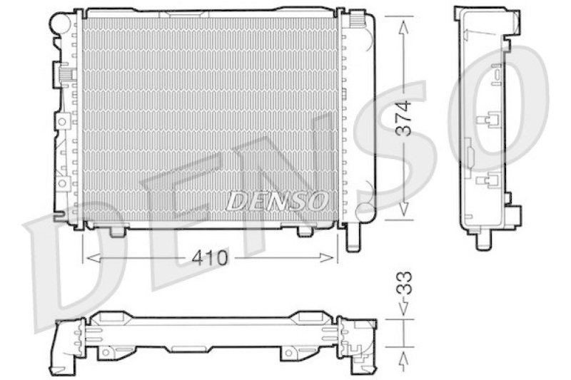 DENSO Radiator, engine cooling