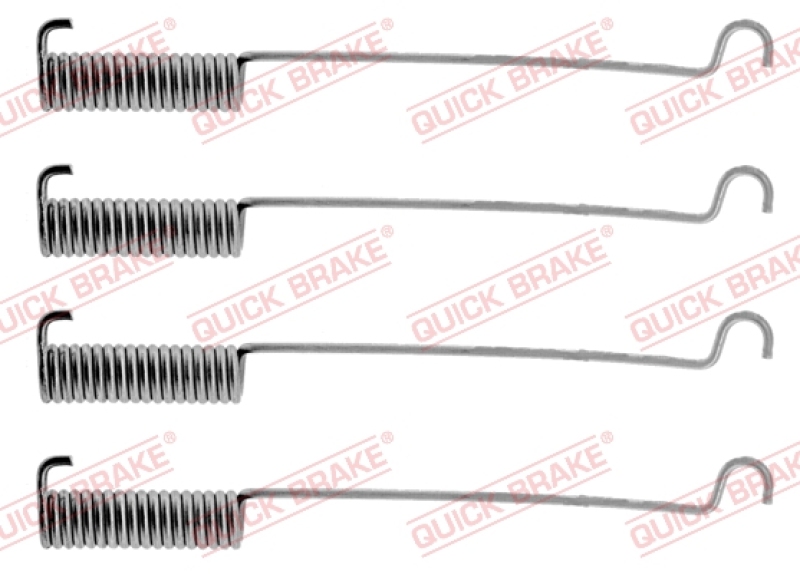 QUICK BRAKE Zubehörsatz Bremsbacken Trommelbremse Montagesatz