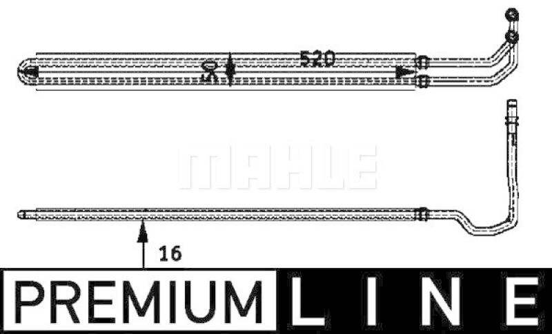 MAHLE Ölkühler, Lenkung BEHR *** PREMIUM LINE ***