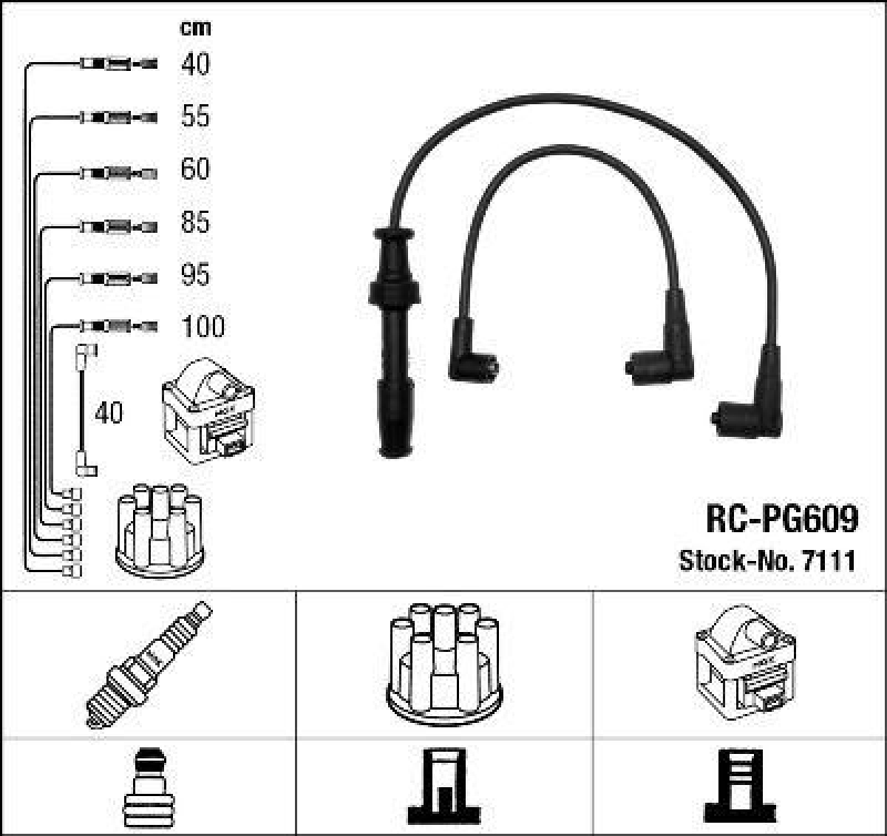 NGK Ignition Cable Kit