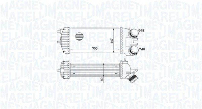 MAGNETI MARELLI Charge Air Cooler