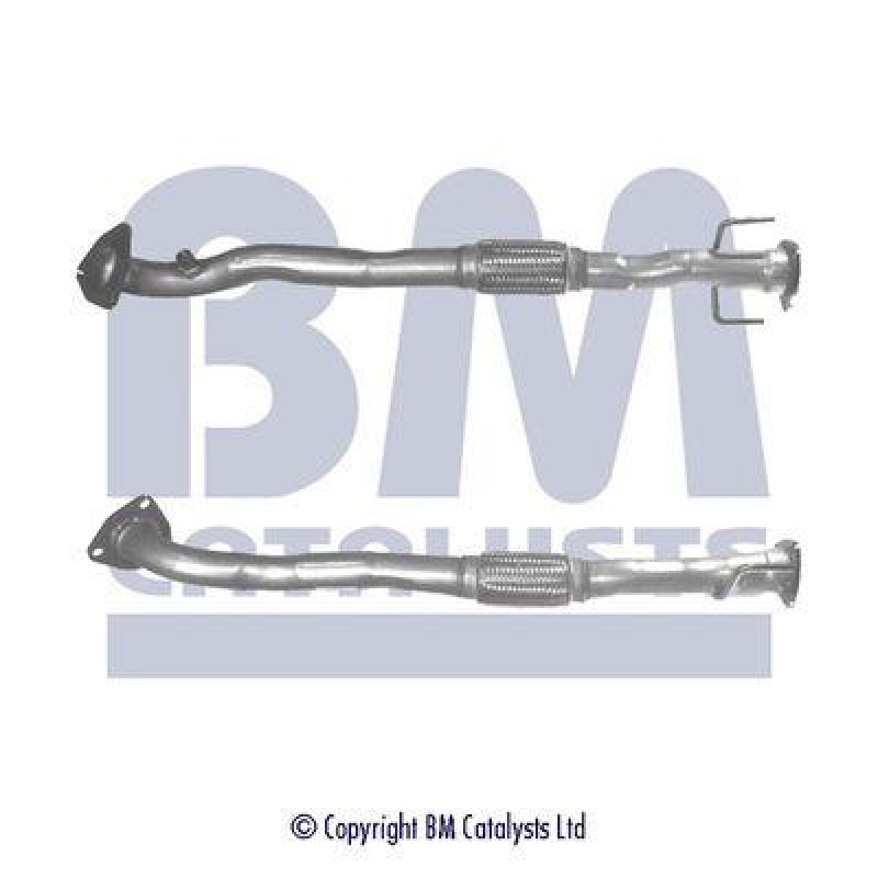 BM Catalysts Abgasrohr Auspuffanlage mitte passend für Fiat Doblo 1.3 1....