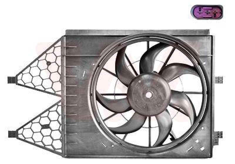 VAN WEZEL Fan, radiator