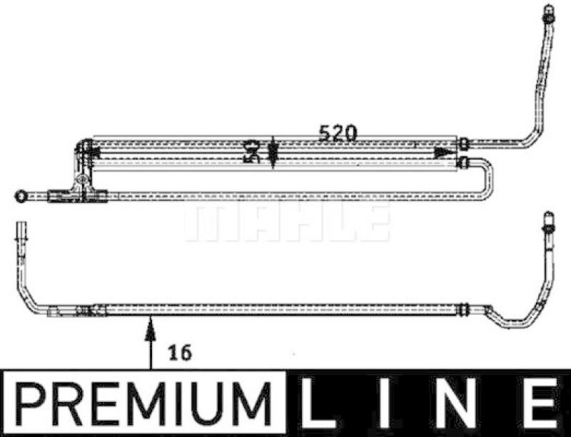 MAHLE Oil Cooler, steering system BEHR *** PREMIUM LINE ***