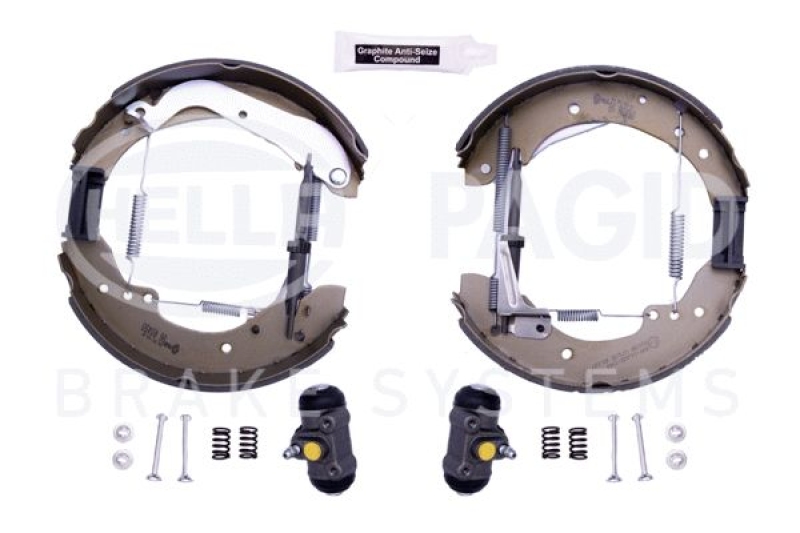 HELLA Brake Shoe Set Shoe Kit Pro