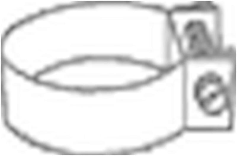 BOSAL Clamp, exhaust system