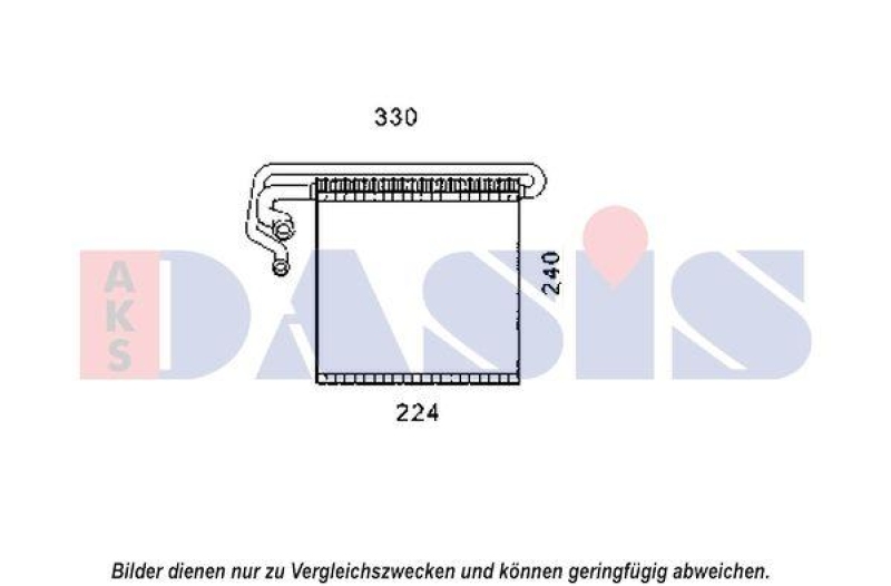 AKS DASIS Verdampfer, Klimaanlage