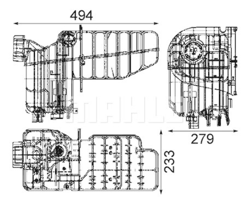 MAHLE Ausgleichsbehälter, Kühlmittel BEHR