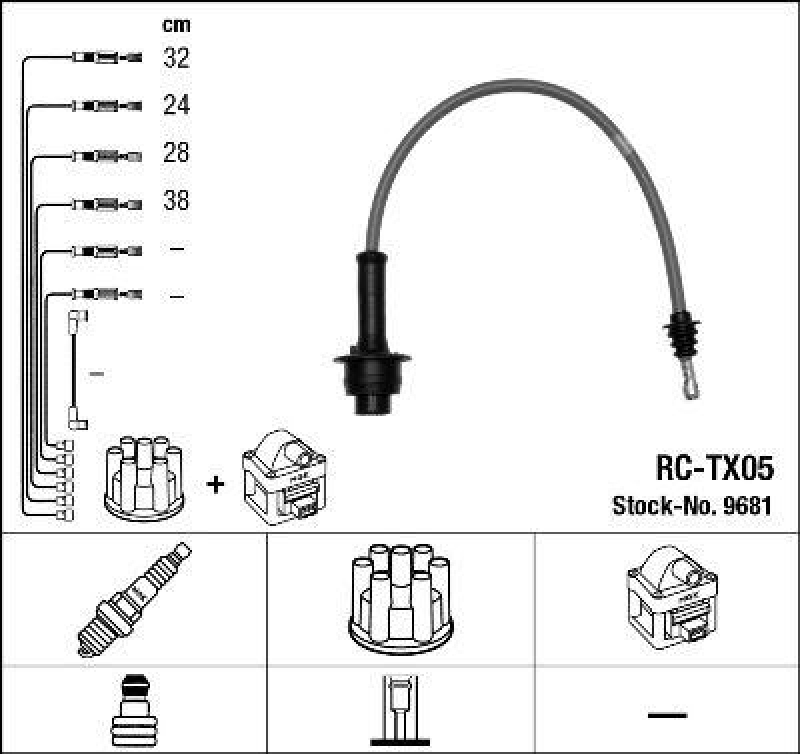 NGK Ignition Cable Kit