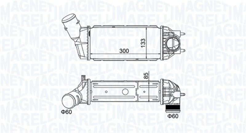 MAGNETI MARELLI Ladeluftkühler