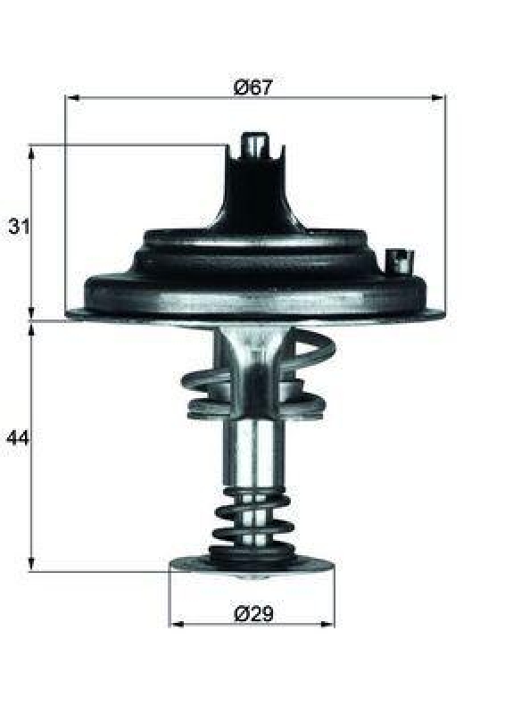 MAHLE Thermostat für Kühlmittel / Kühlerthermostat BEHR