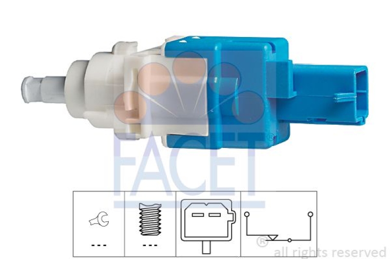FACET Schalter, Kupplungsbetätigung (GRA) Made in Italy - OE Equivalent