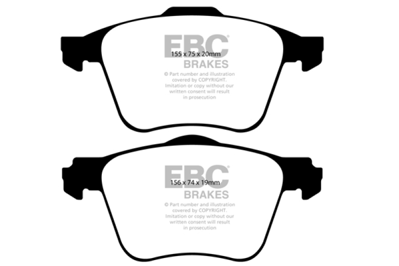 EBC Brakes Bremsbelagsatz, Scheibenbremse
