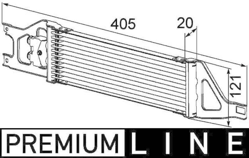 MAHLE Oil Cooler, automatic transmission BEHR *** PREMIUM LINE ***