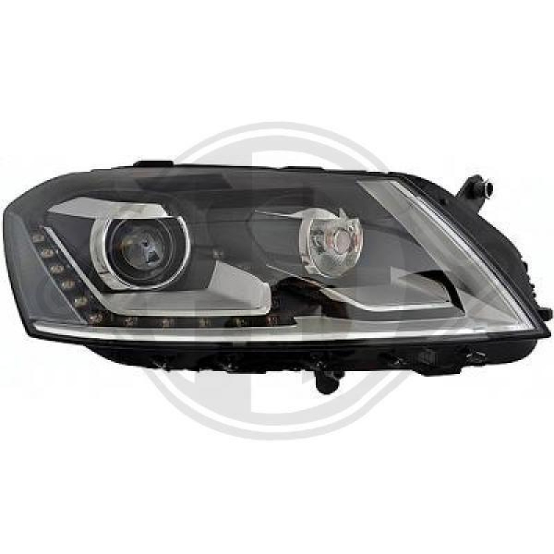 1x Diederichs Bi-Xenon Hauptscheinwerfer D3S LED Rechts passend für VW Passat B7