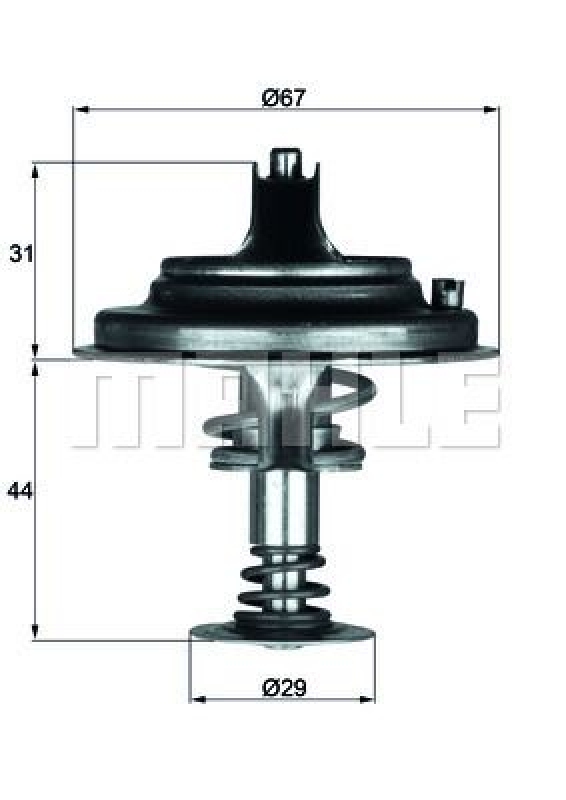 MAHLE Thermostat für Kühlmittel / Kühlerthermostat BEHR