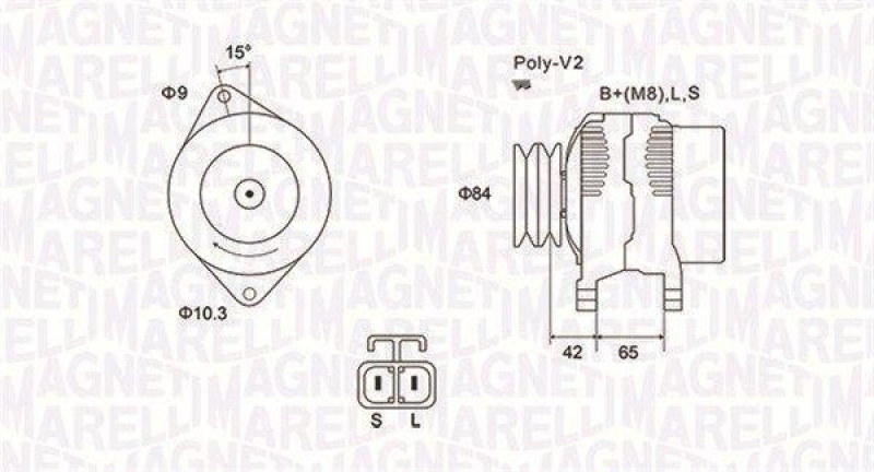 MAGNETI MARELLI Generator 63731530010