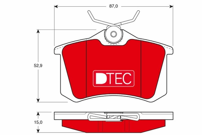 TRW Bremsbelagsatz, Scheibenbremse DTEC COTEC