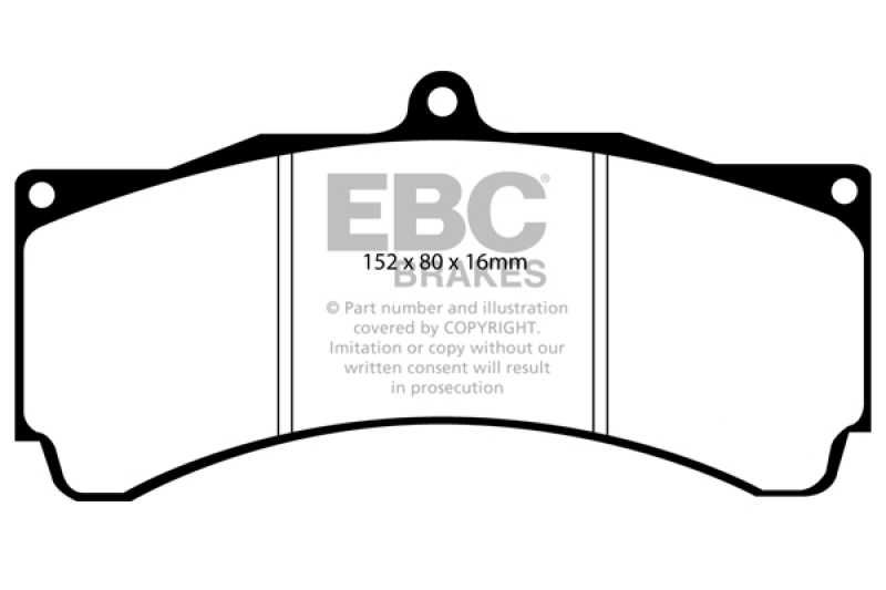 EBC Brakes High Performance Brake Pad Set