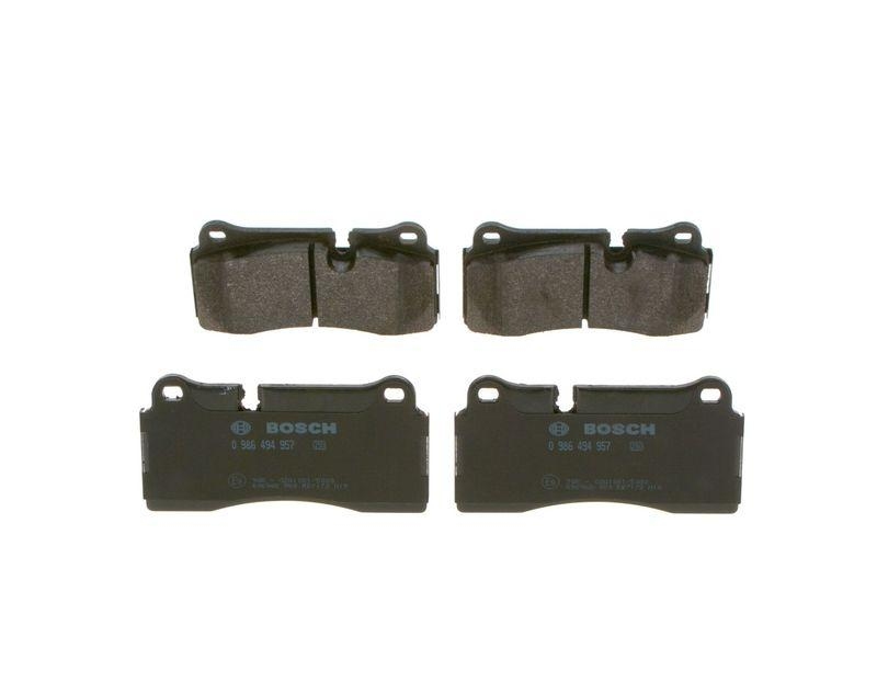 BOSCH Bremsbelagsatz, Scheibenbremse 0 986 494 957
