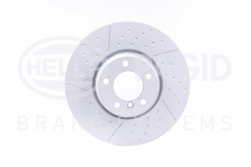 2x HELLA Brake Disc PRO High Carbon