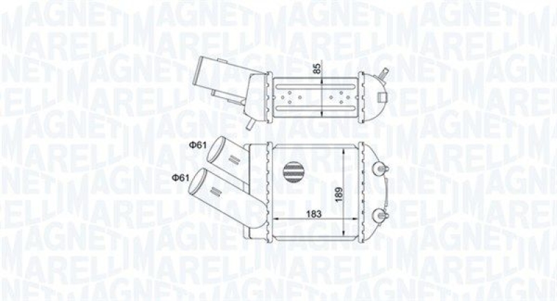 MAGNETI MARELLI Charge Air Cooler