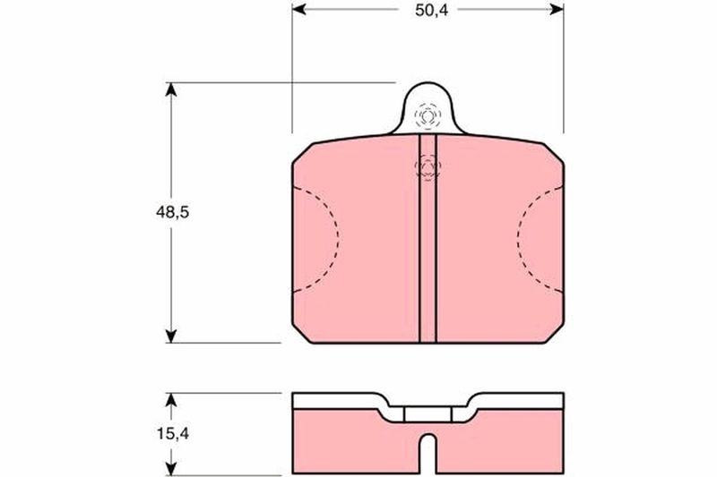 TRW Brake Pad Set, disc brake