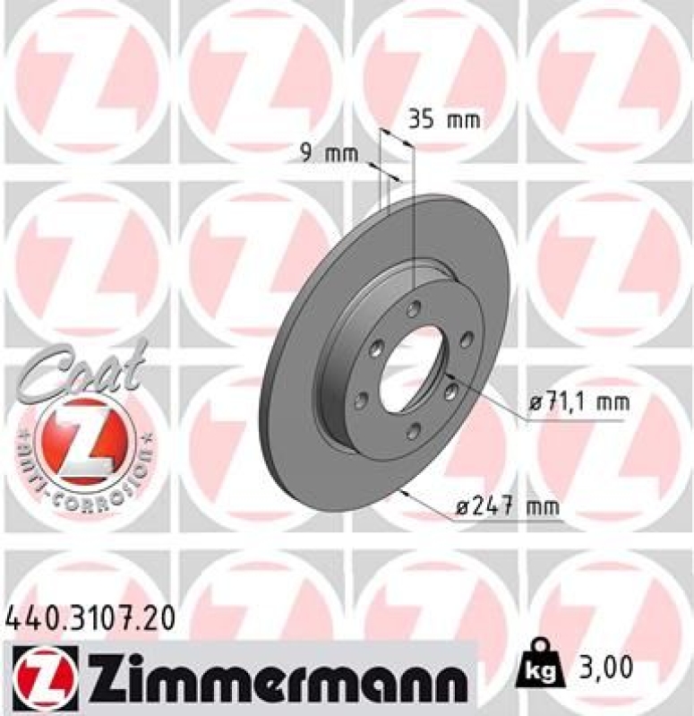 Zimmermann Bremsscheiben + Zimmermann Bremsbeläge