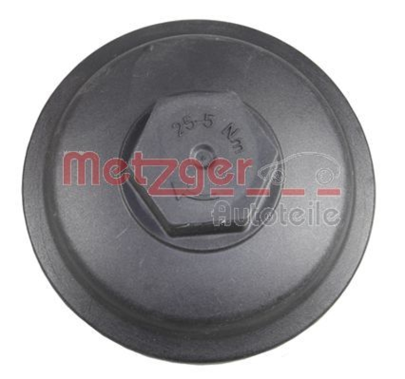 METZGER Cap, oil filter housing