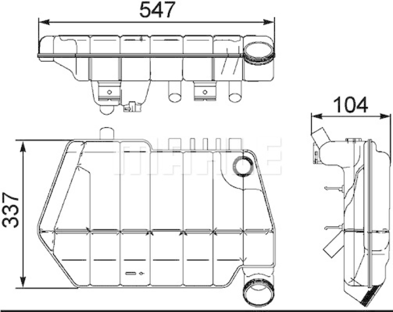 MAHLE Ausgleichsbehälter, Kühlmittel BEHR