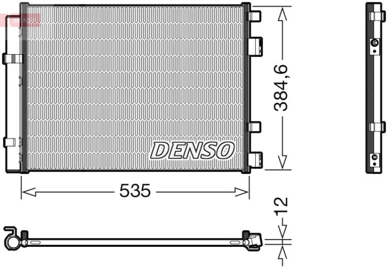 DENSO Kondensator, Klimaanlage