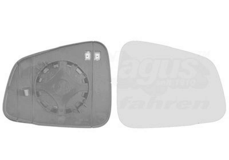 VAN WEZEL Mirror Glass, outside mirror HAGUS