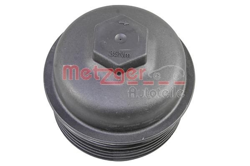 METZGER Cap, oil filter housing