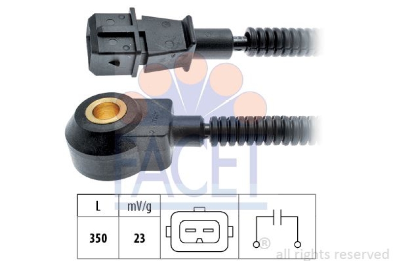 FACET Knock Sensor Made in Italy - OE Equivalent