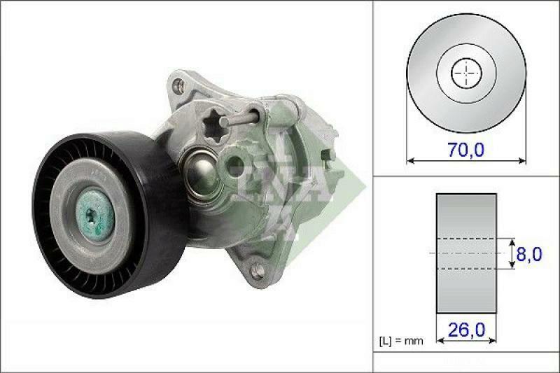 INA Tensioner Lever, v-ribbed belt