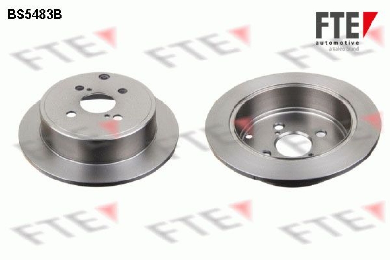 2x FTE Bremsscheibe COATED RANGE