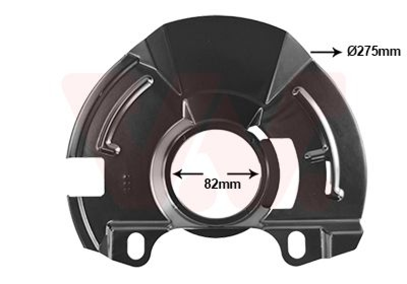 VAN WEZEL Spritzblech, Bremsscheibe